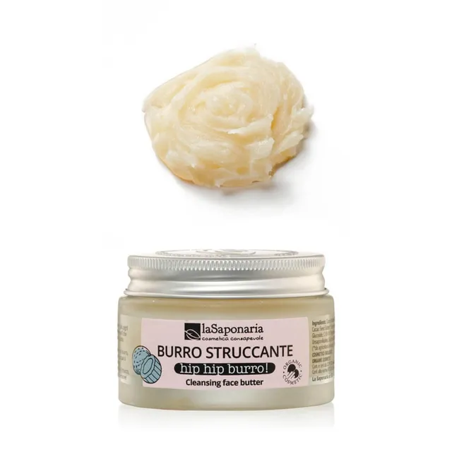 La Saponaria Hip Hip Burro Struccante Viso 45 ml karitè e cocco