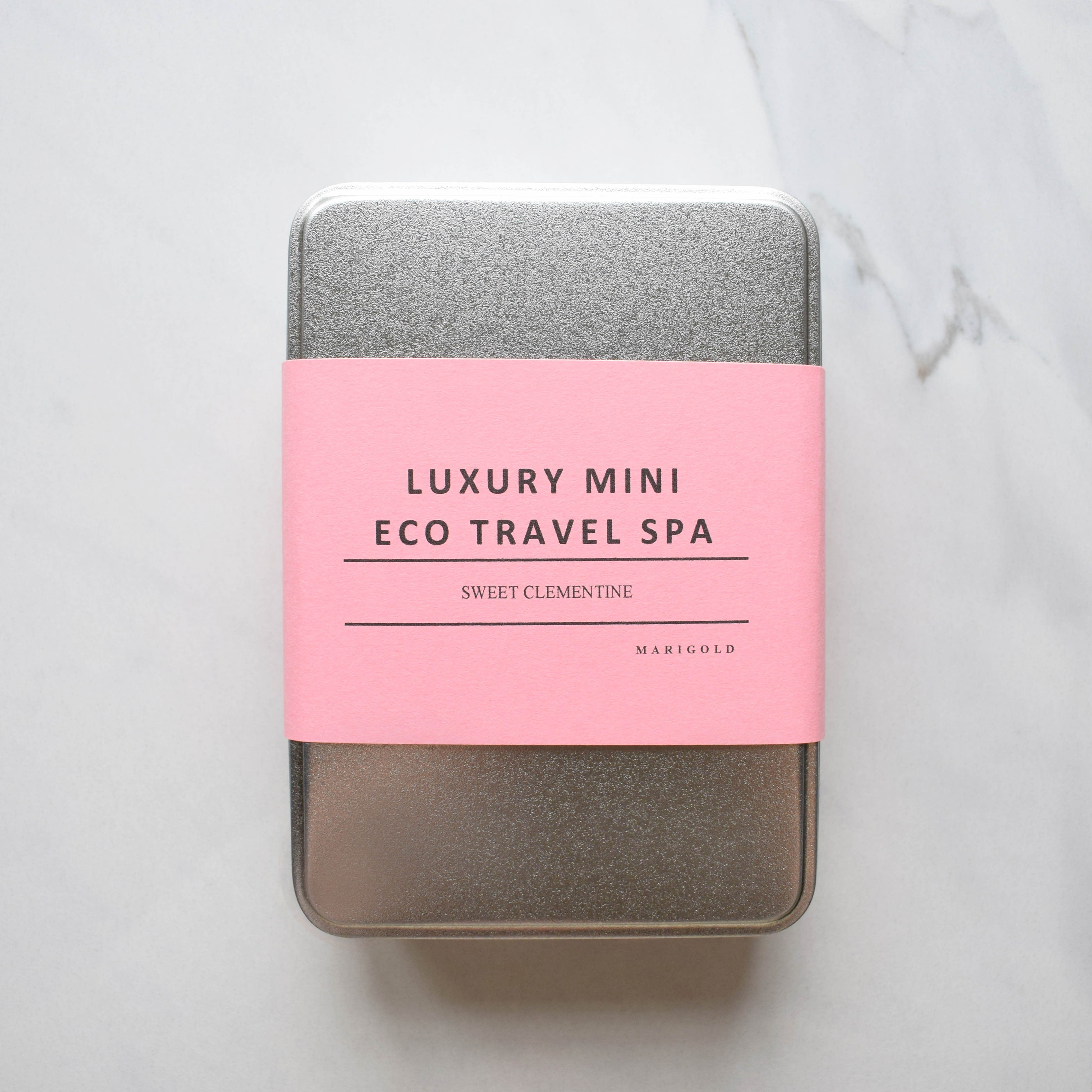 Marigold Charms Mini Eco Travel Kit set viaggio clementina