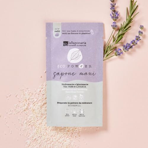 La Saponaria sapone mani polvere 25g tea tree igienizzante