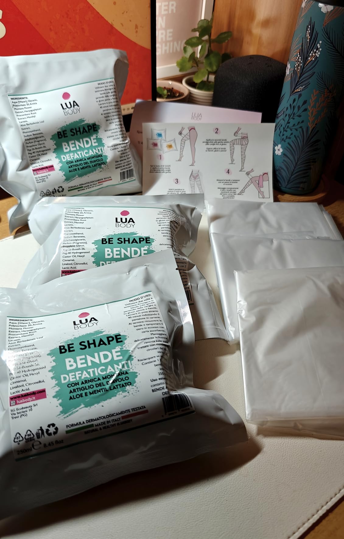 Lua Body Be Shape kit 3 bende gambe drenanti defaticanti