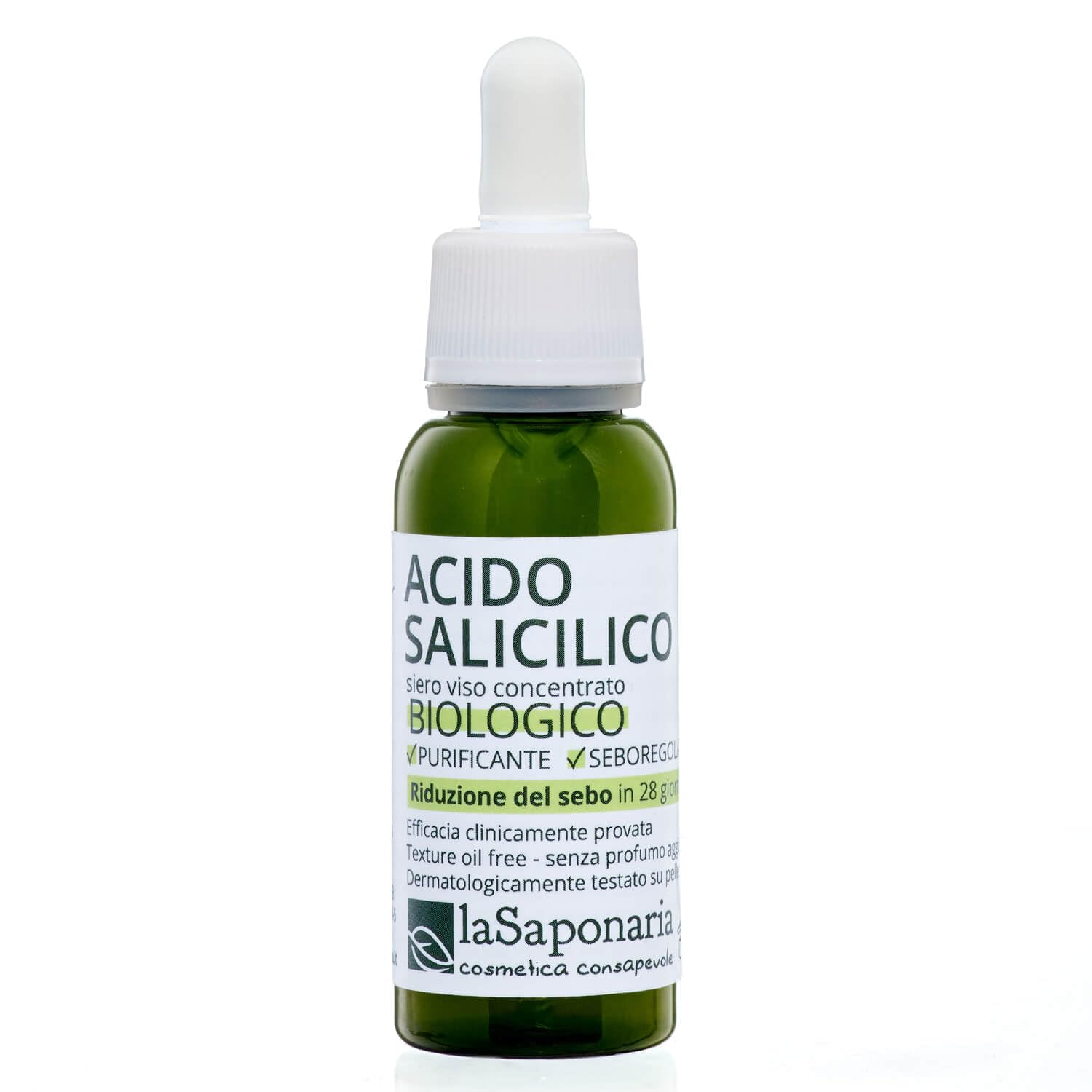 La Saponaria Acido Salicilico siero viso 30 ml purificante
