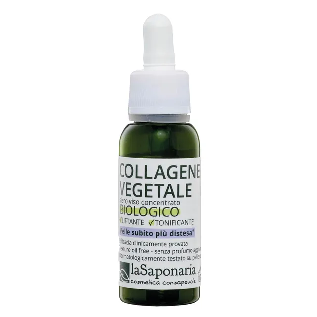 LaSaponaria Collagene Vegetale Siero Viso 30 ml oil free