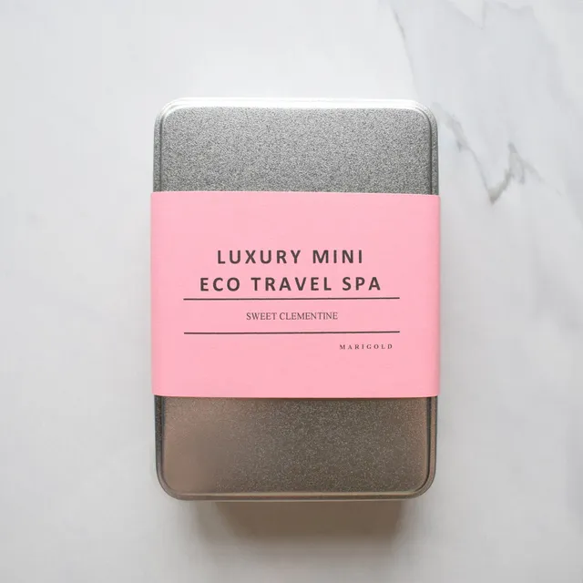 Marigold Charms Mini Eco Travel Kit set viaggio clementina