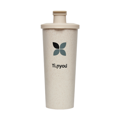 Ti.Mia Ti.Shaker shaker beige fibra bambù 450 ml