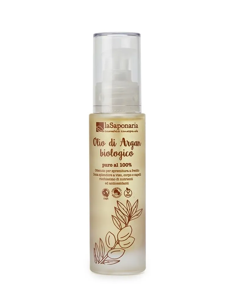 La Saponaria Argan Bio olio corpo 50ml puro spremuto a freddo