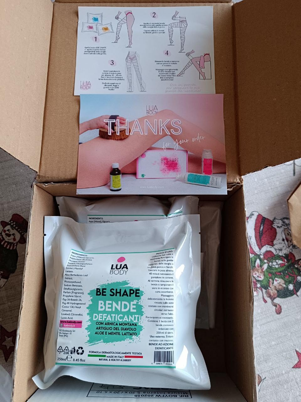 Lua Body Be Shape kit 3 bende gambe drenanti defaticanti
