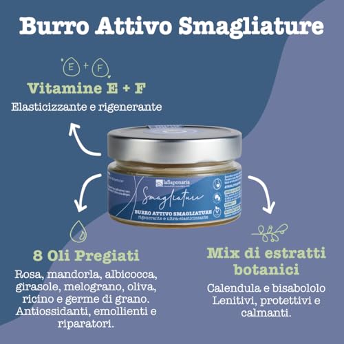 La Saponaria Burro Attivo burro smagliature 150ml rigenerante