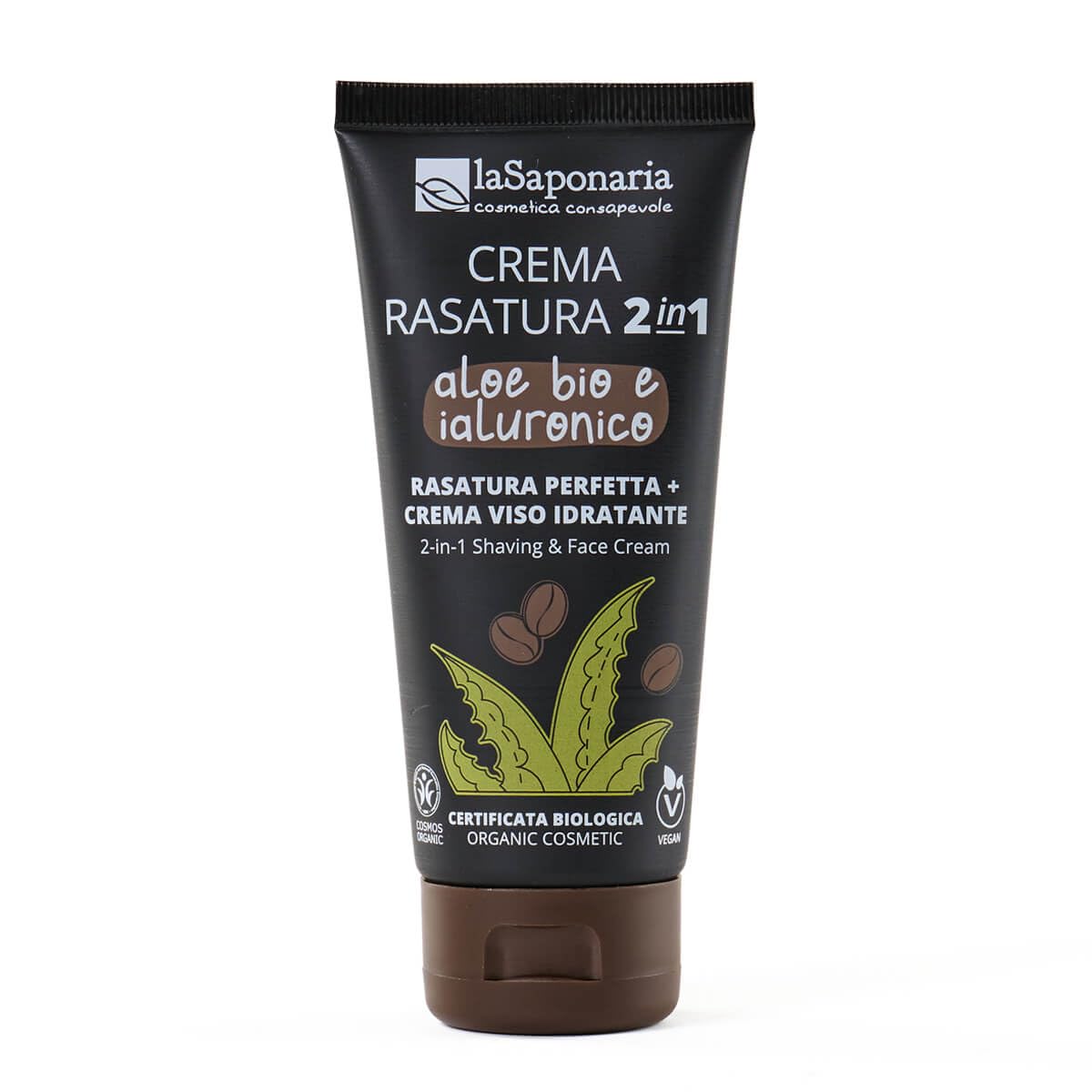 La Saponaria Uomo 2in1 crema rasatura e viso 100 ml