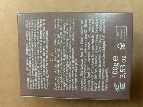 La Saponaria Shampoo Solido Semi di Lino 100 g purificante