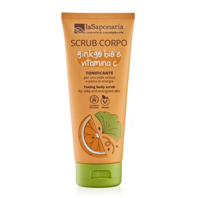La Saponaria Scrub Corpo Tonificante ginkgo vitamina C 200 ml