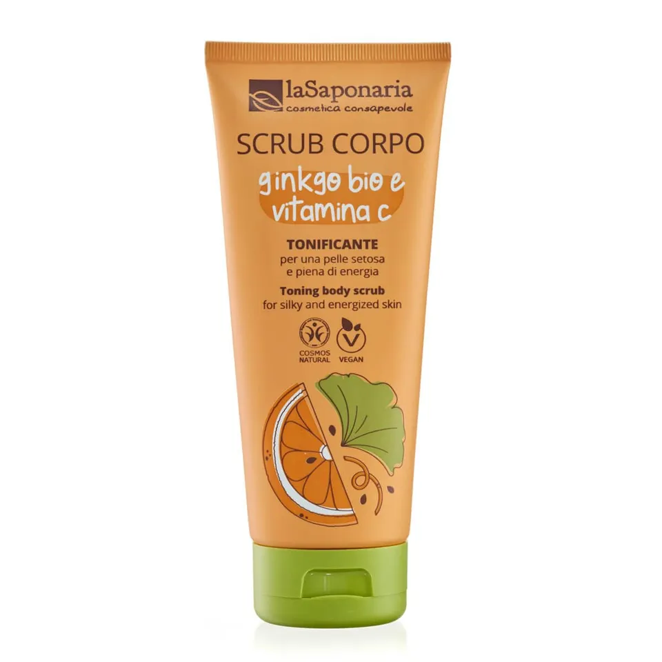 La Saponaria Scrub Corpo Tonificante ginkgo vitamina C 200 ml