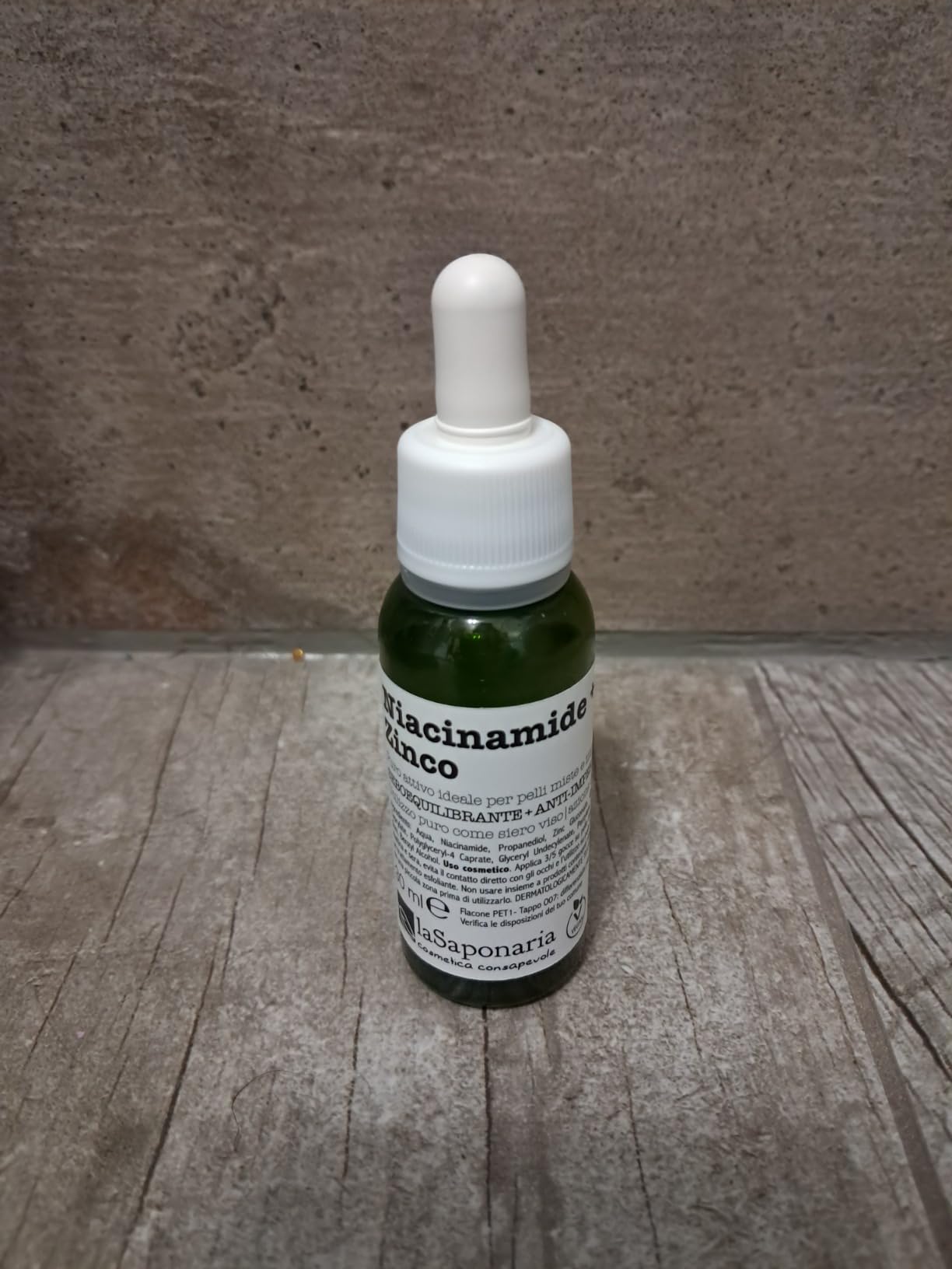La Saponaria Niacinamide Zinco Siero Viso 30 ml Pelli Impure