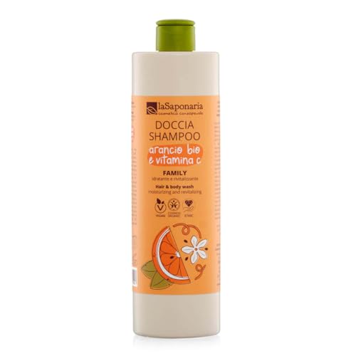 La Saponaria Family Doccia Shampoo 500 ml Arancio