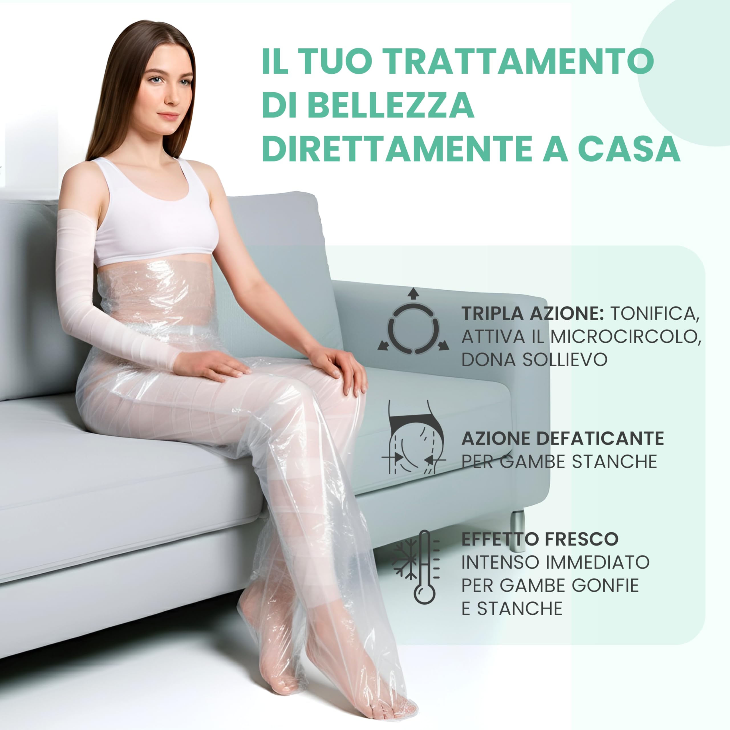 Lua Body Be Shape kit 3 bende gambe drenanti defaticanti