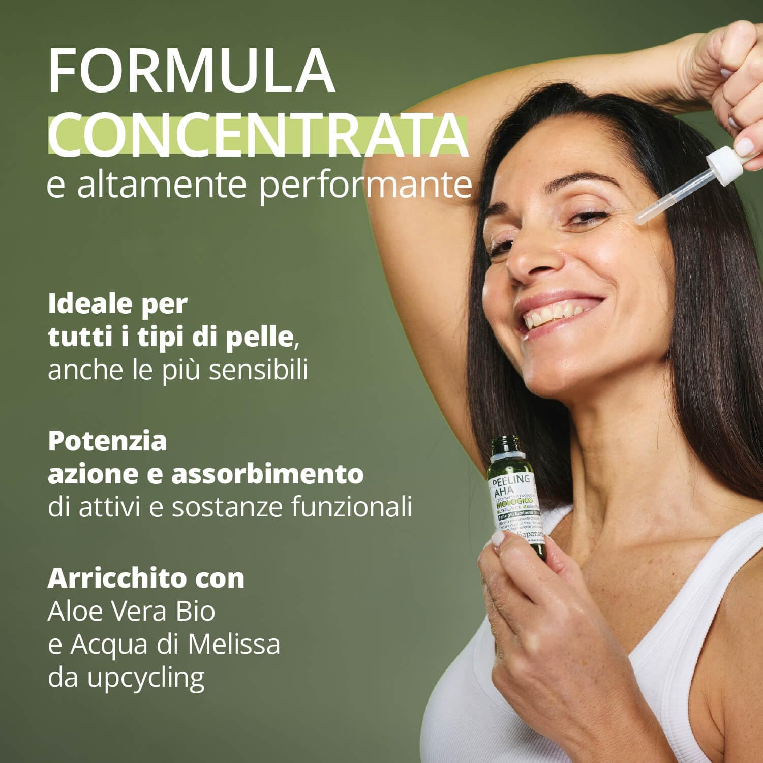 La Saponaria Peeling AHA 30 ml gel viso
