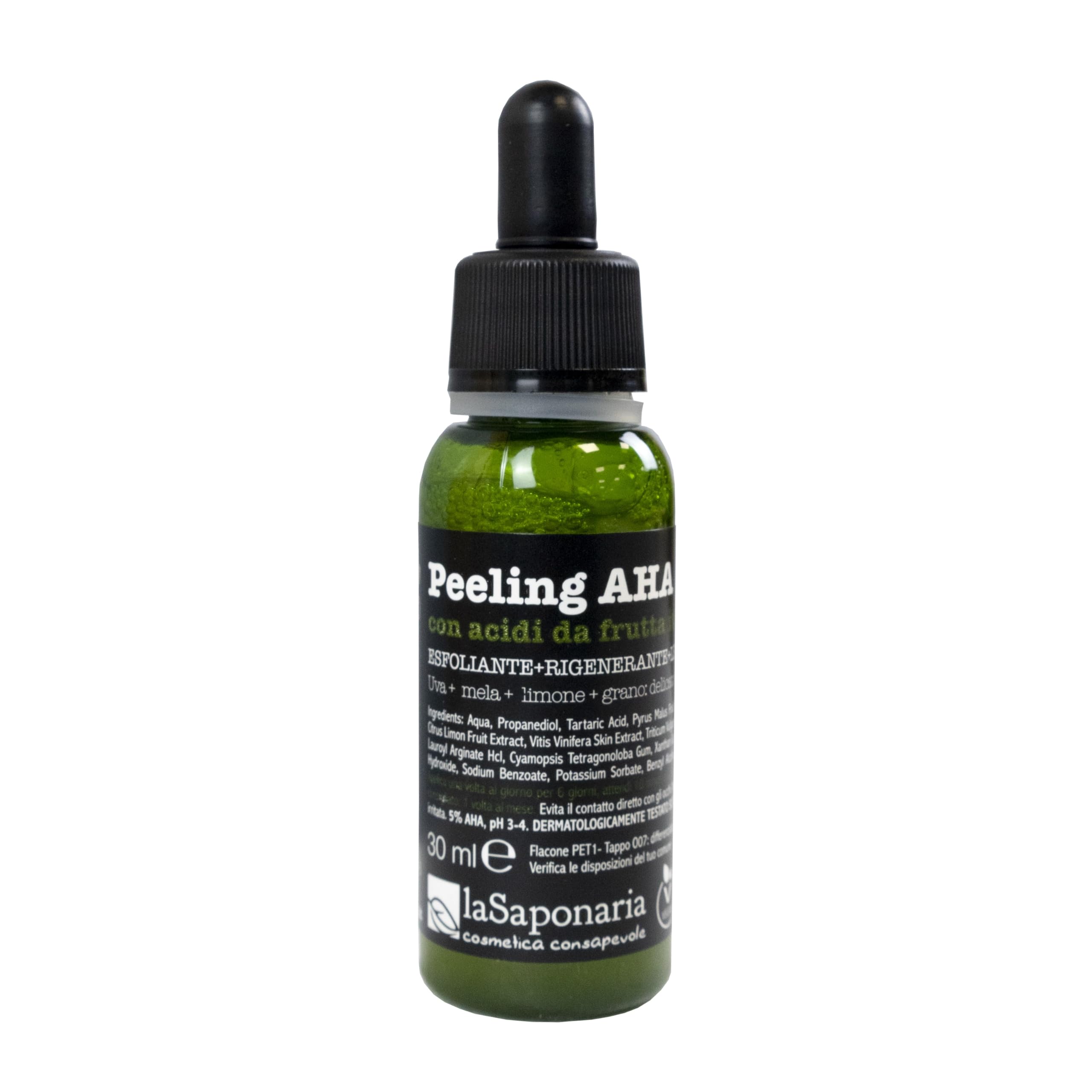 LaSaponaria Attivi Puri AHA Peeling Esfoliante Viso 30 ml