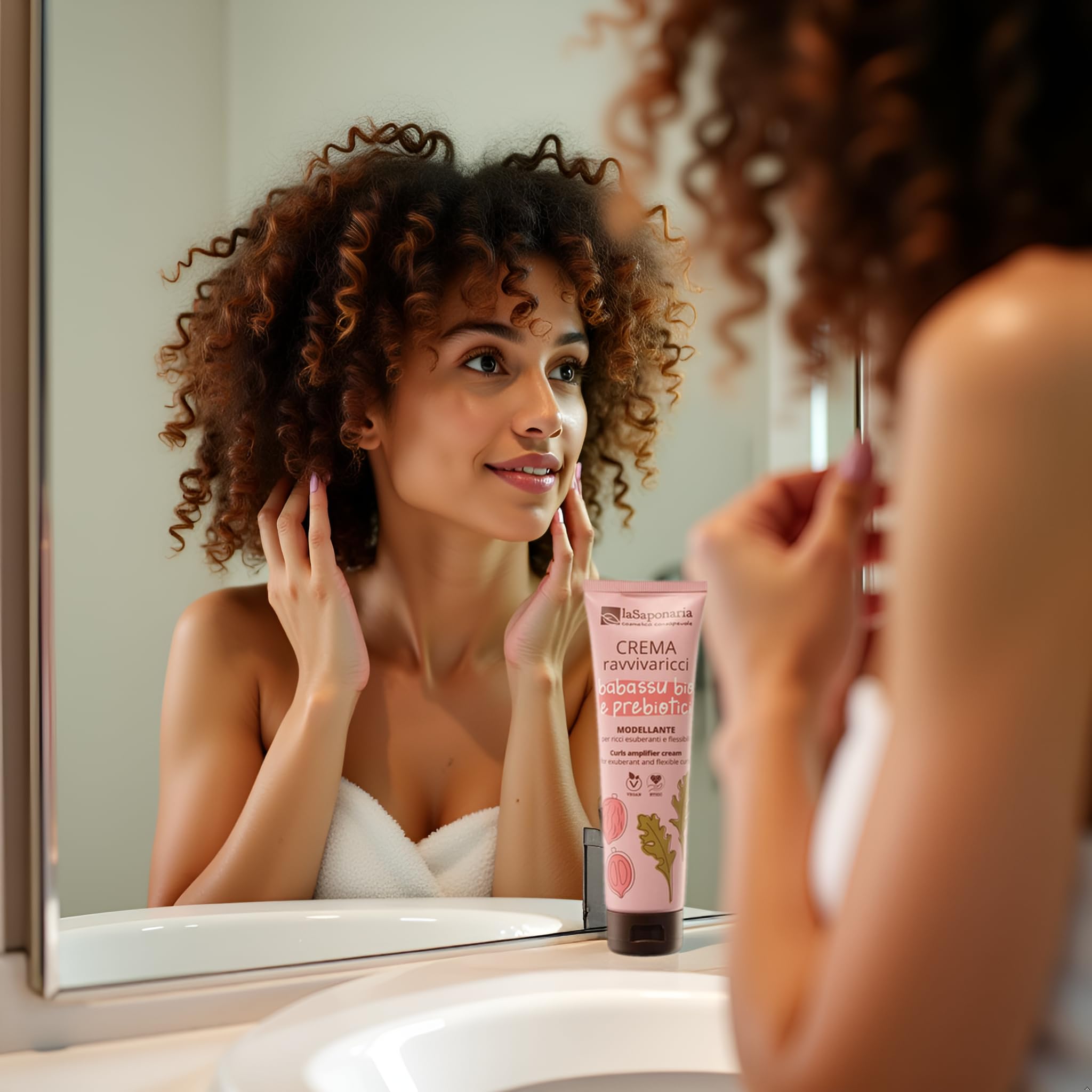 La Saponaria Crema Ravvivaricci 150 ml anti-crespo