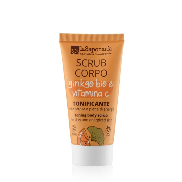 LaSaponaria Agrumi Vitamina C Scrub Corpo Tonificante viaggio seta