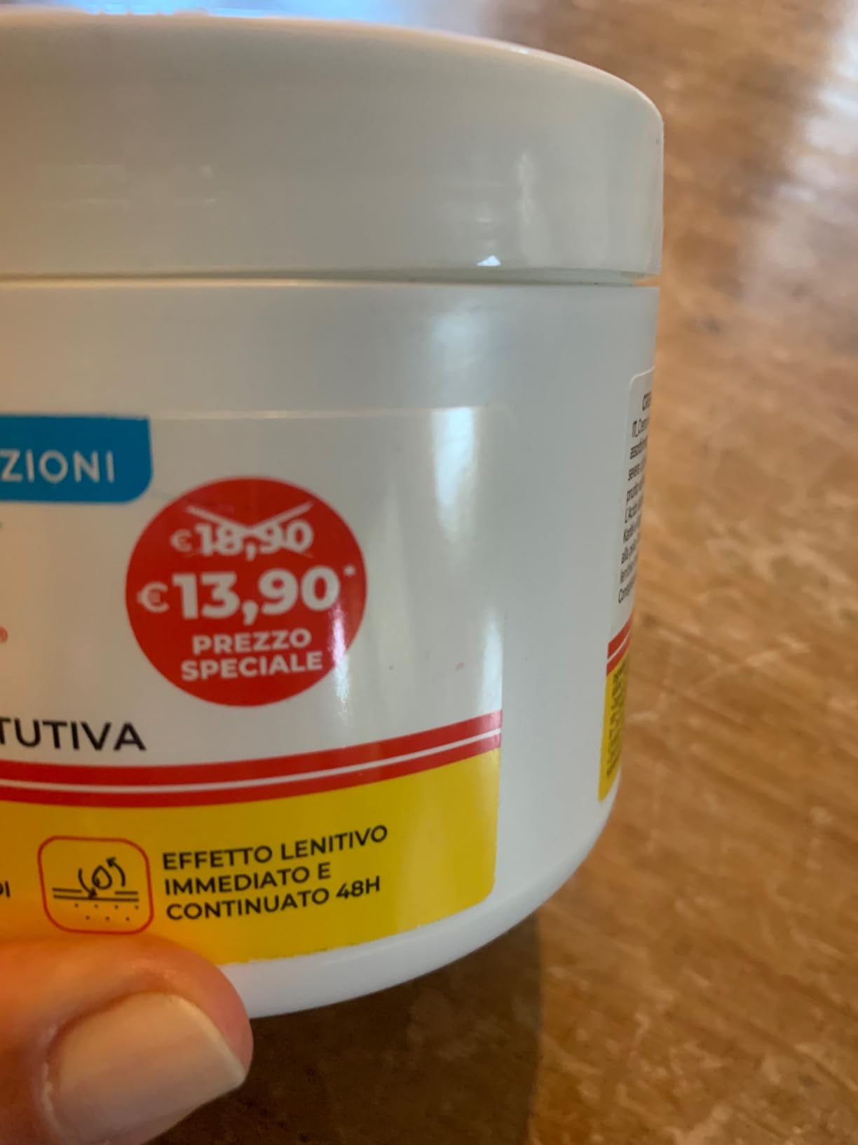 Vitamindermina Crema Idratante Restitutiva 400 ml pelle secca