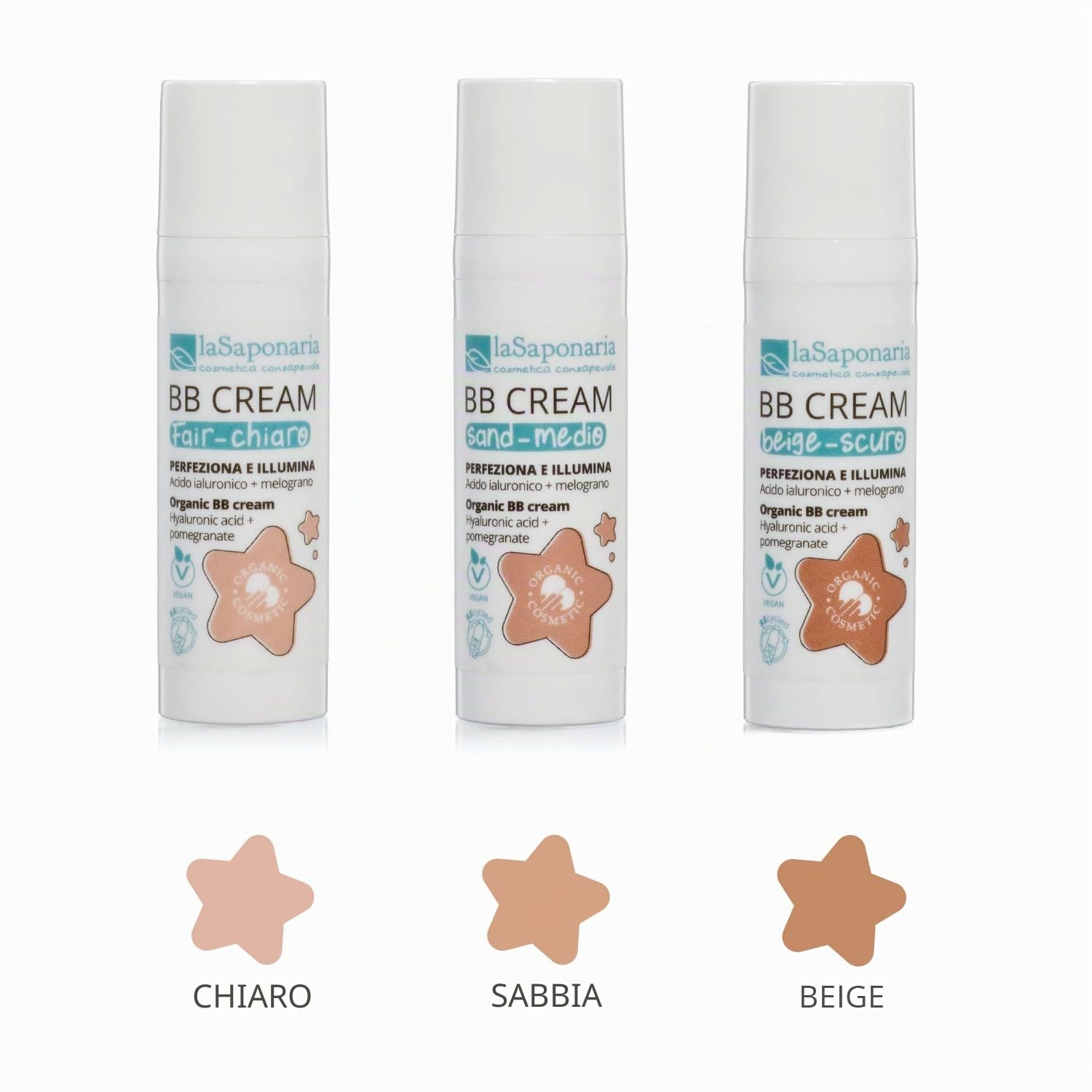 La Saponaria BB Cream Beige Crema Viso 30 ml Uniformante