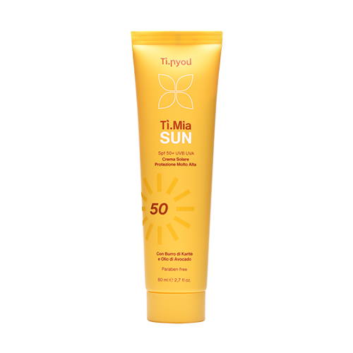Ti.Mia Sun 50+ crema solare SPF 50+ 80 ml viso e corpo