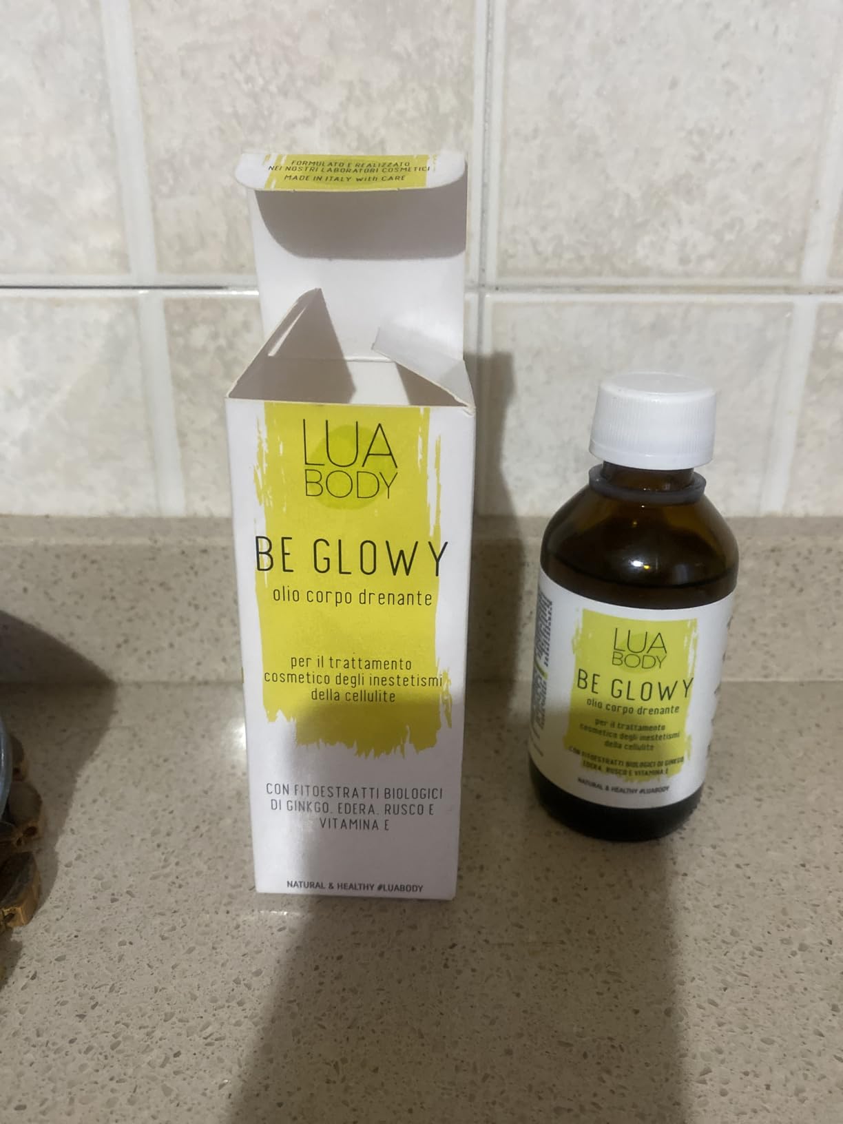 Lua Body Be Glowy olio anticellulite drenante bio