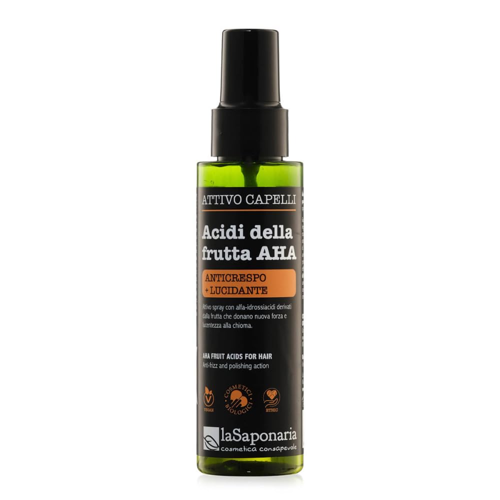 La Saponaria Acidi Frutta AHA Spray Capelli 100 ml Fiori Arancio