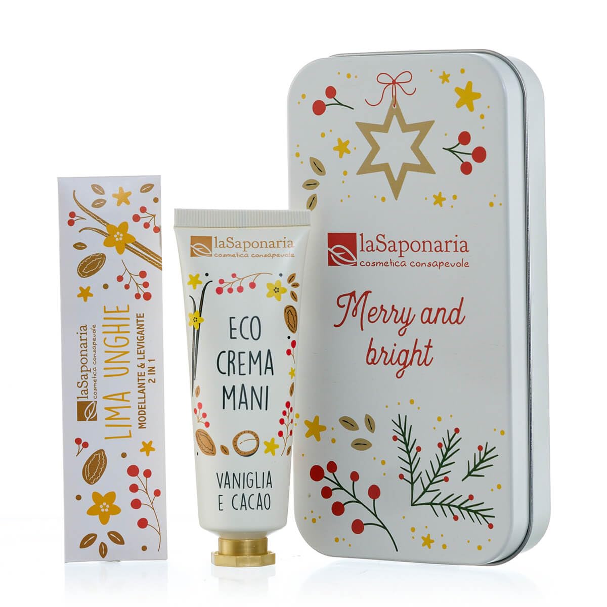 La Saponaria Scrigno Mani Unghie set limone crema e lima