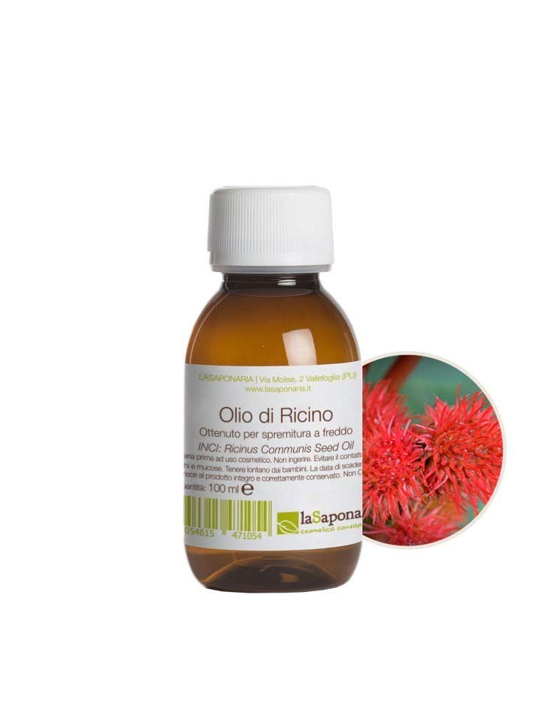 LaSaponaria Olio di Ricino olio capelli 100 ml nutriente
