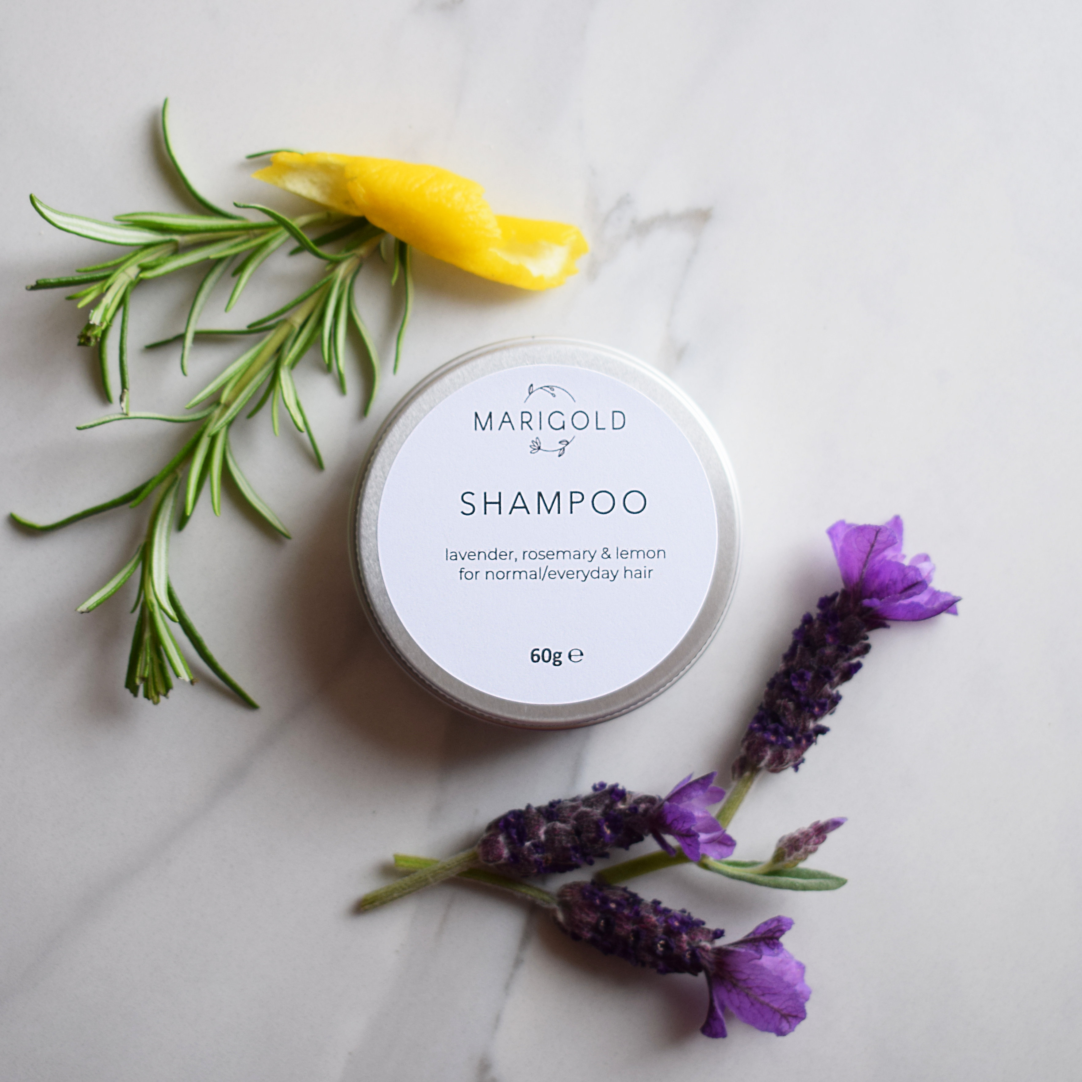 Marigold Charms Lavender Shampoo Solido 60 g capelli normali