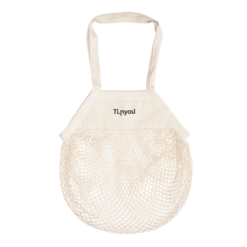 Ti.Mia Sun Bag Bianca borsa mare cotone organico