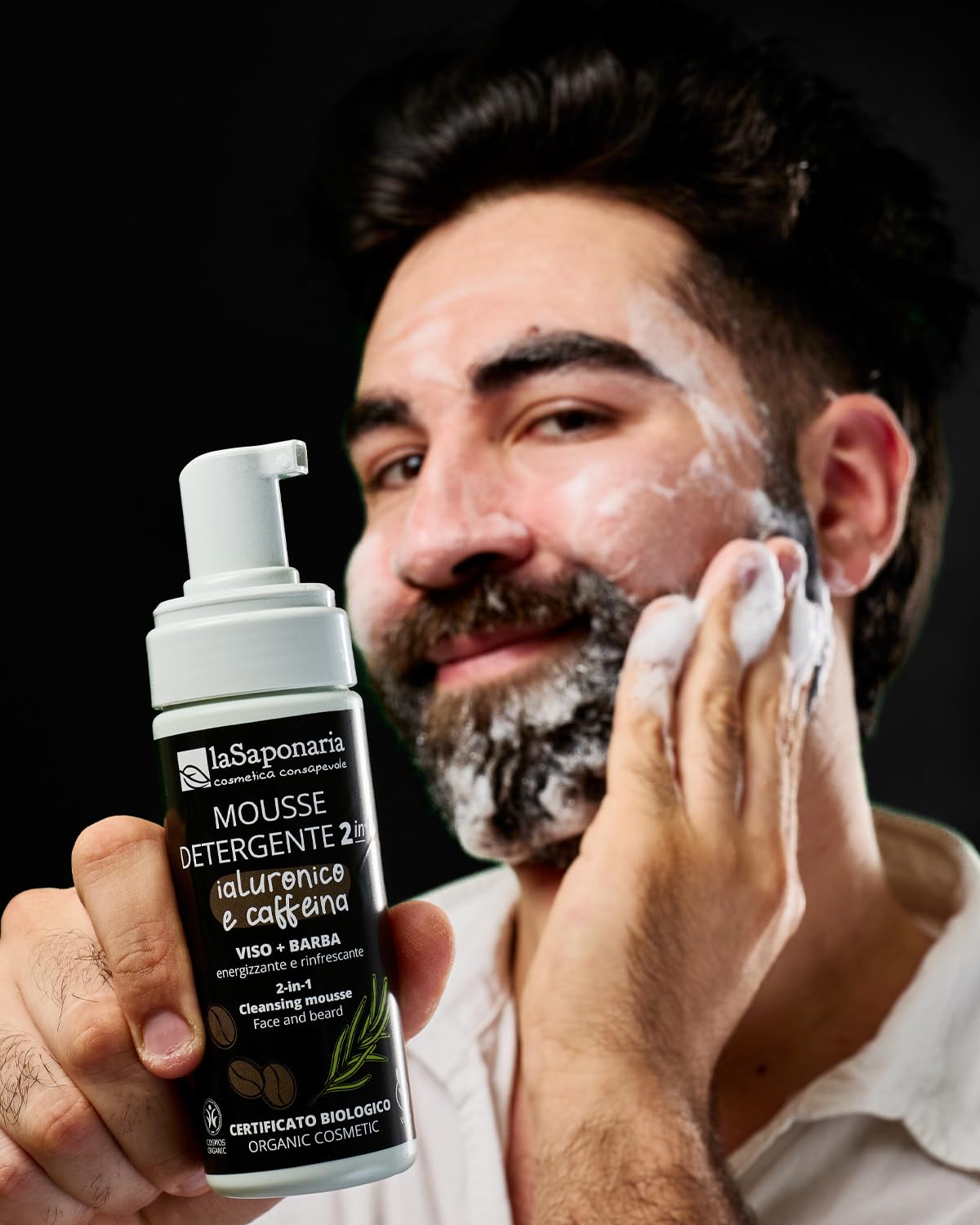 La Saponaria Uomo 2in1 mousse viso e barba 150 ml