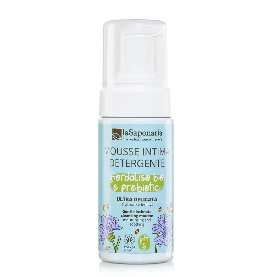 La Saponaria Mousse Intima fiordaliso pH 6 100 ml delicata