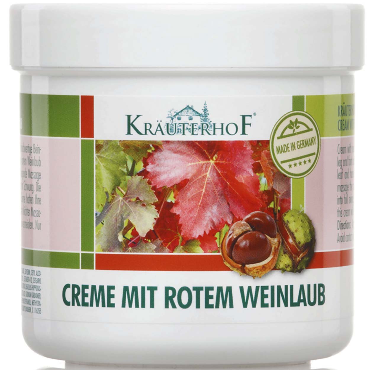 Kräuterhof Vite Rossa crema gambe 500 ml pantenolo