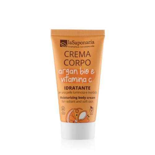 LaSaponaria Argan Bio Vitamina C Crema Corpo Idratante 30 ml agrumi