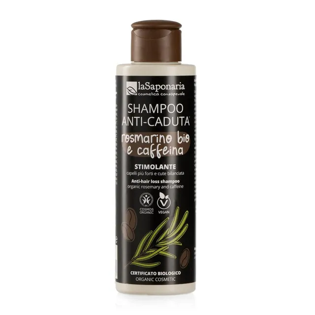 LaSaponaria Rosmarino Caffeina Shampoo Anticaduta 150 ml capelli fini