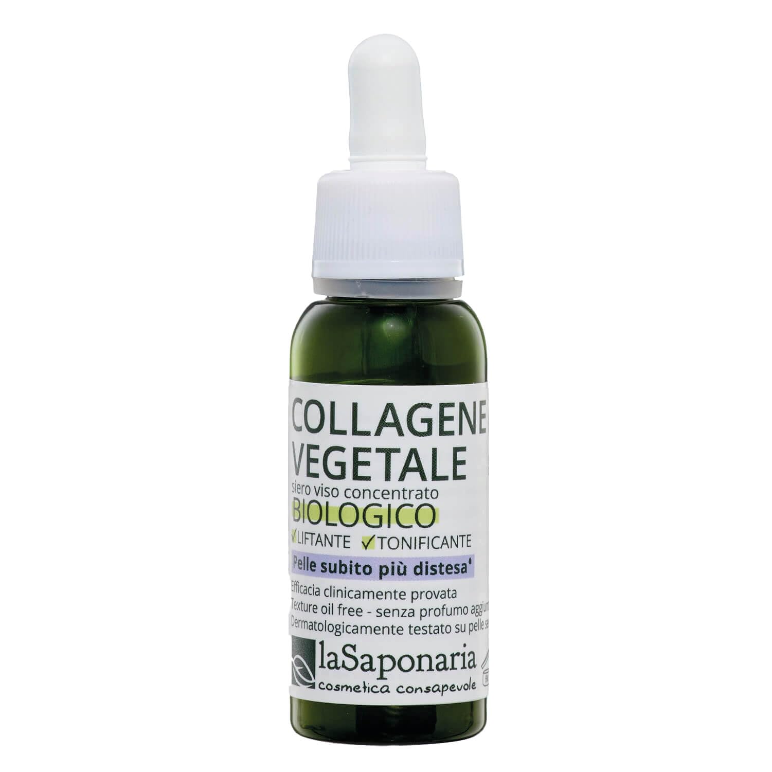 LaSaponaria Collagene Vegetale Siero Viso 30 ml oil free