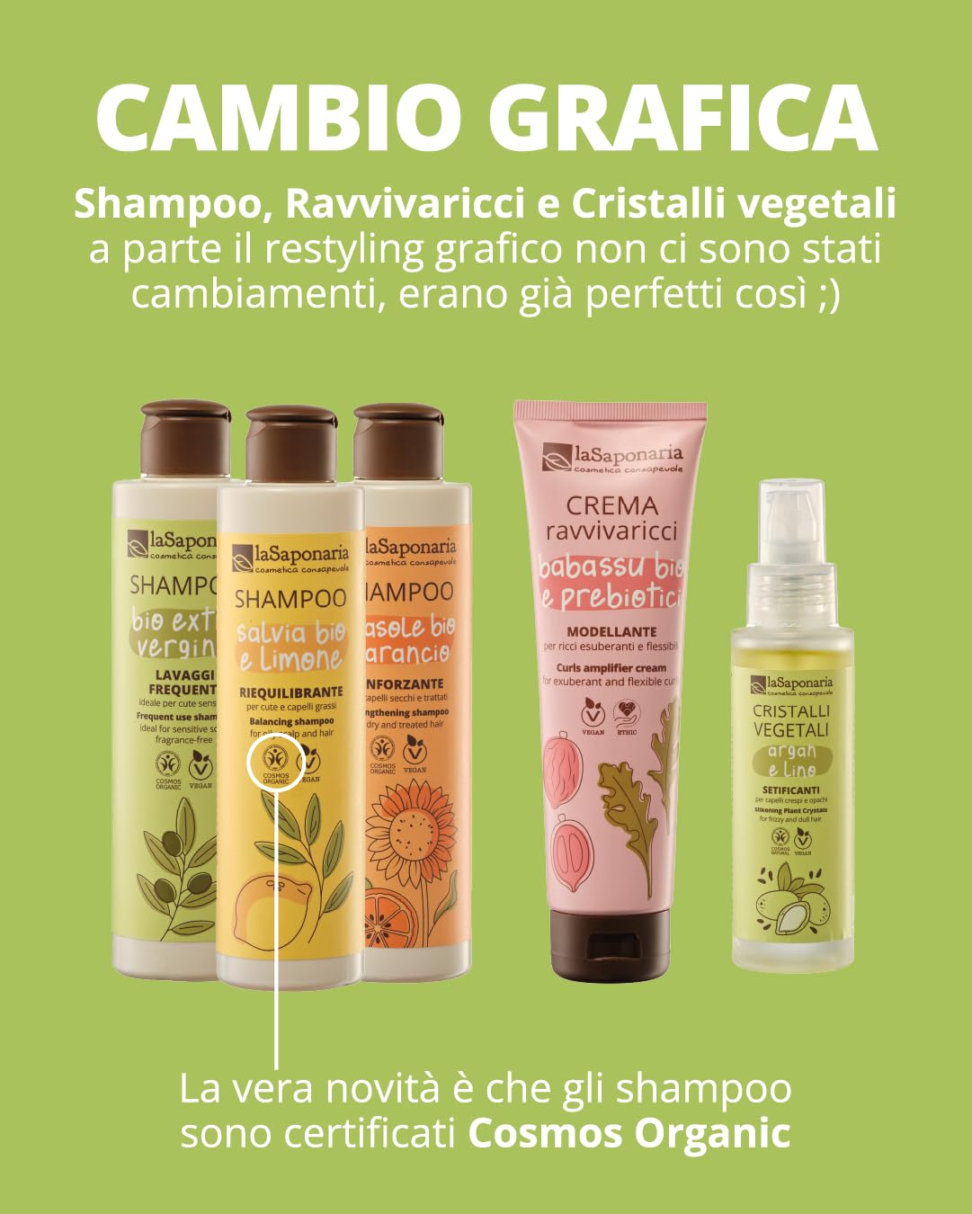 La Saponaria Girasole Arancio Dolce Shampoo 200 ml Capelli Secchi
