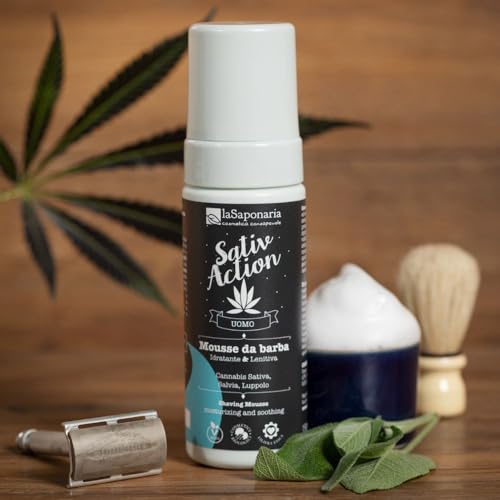 La Saponaria Mousse Barba Cannabis Sativa lenitiva 150 ml