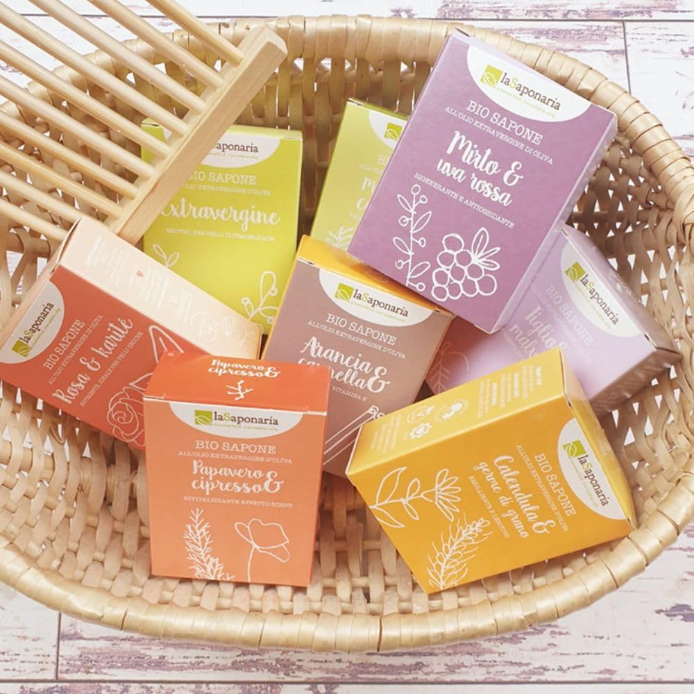 La Saponaria Mediterraneo Aloe sapone solido 100g pelli impure