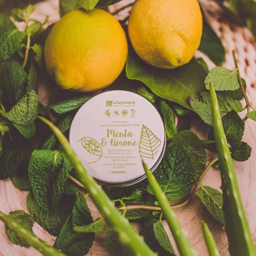 La Saponaria Menta e Limone Crema Mani 60 ml Nutriente