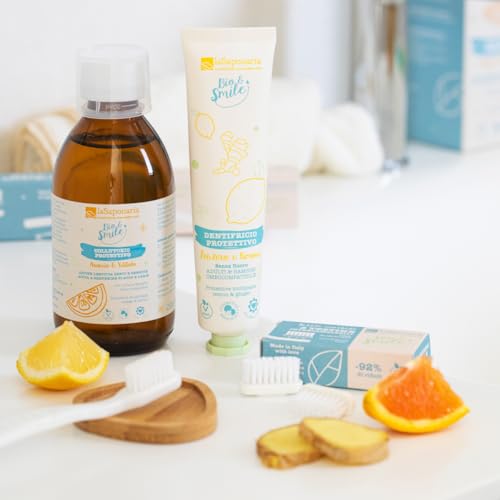 La Saponaria Bio&Smile testine spazzolino 2pz setole medie