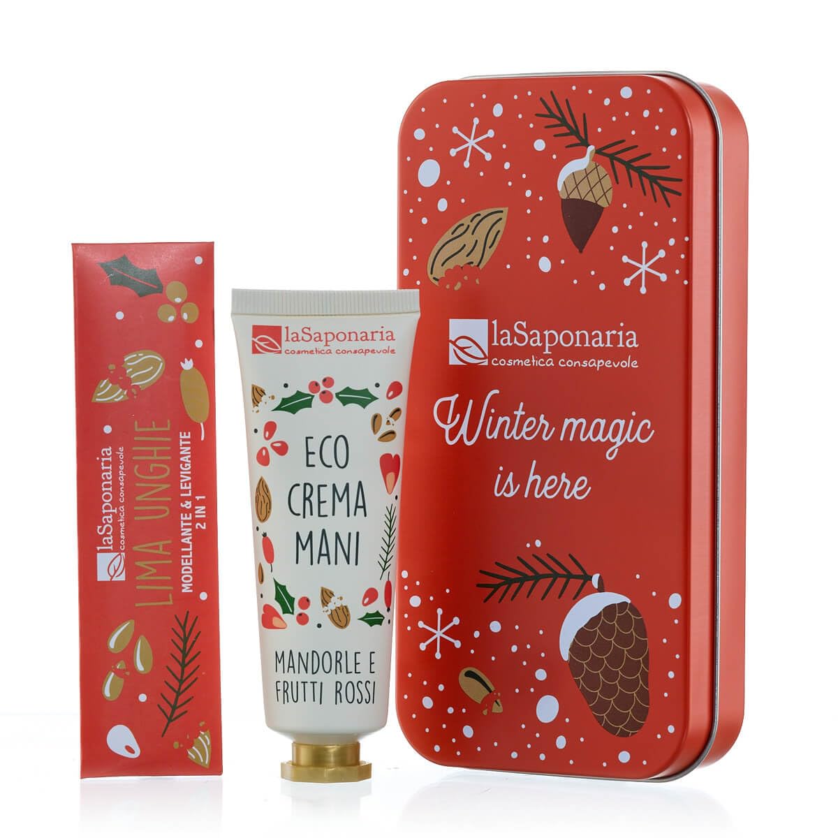 La Saponaria Scrigno Mani Unghie set limone crema e lima