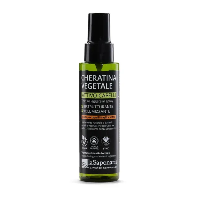 La Saponaria Spray Capelli Ristrutturante 100 ml Cheratina