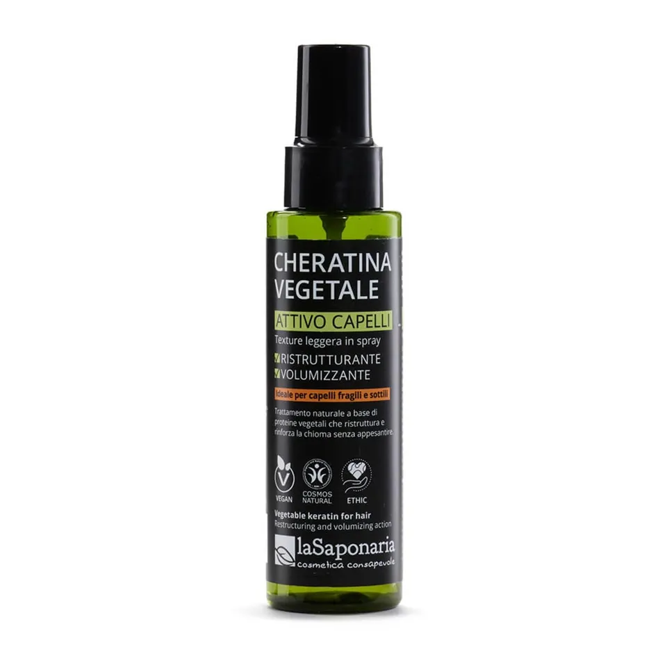 La Saponaria Spray Capelli Ristrutturante 100 ml Cheratina