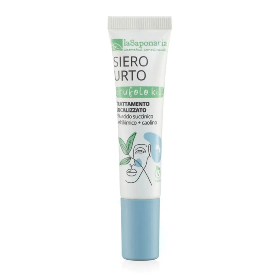 La Saponaria Brufolo Kill siero viso 15 ml acido succinico