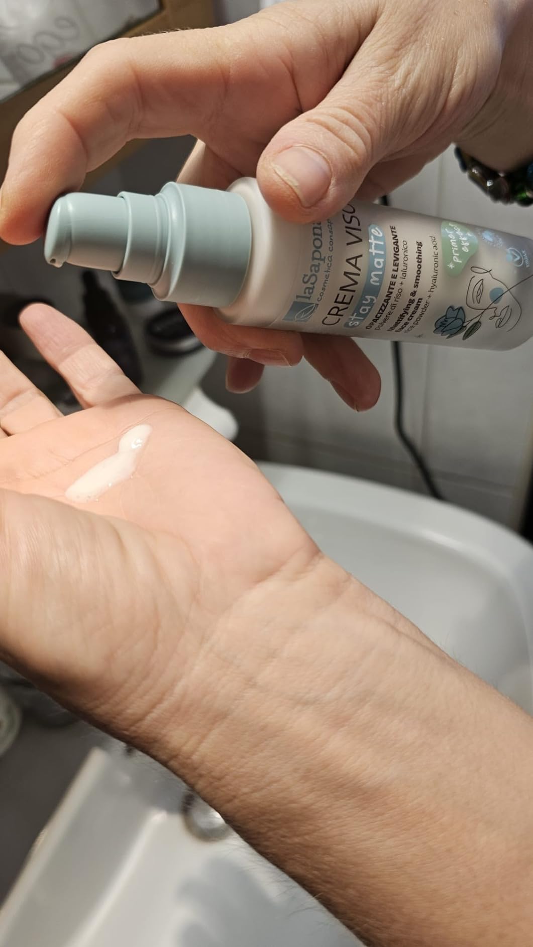 La Saponaria Stay Matte crema viso opacizzante 50 ml
