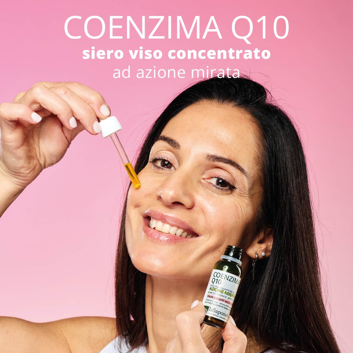 La Saponaria Siero Viso Coenzima Q10 30 ml antiossidante