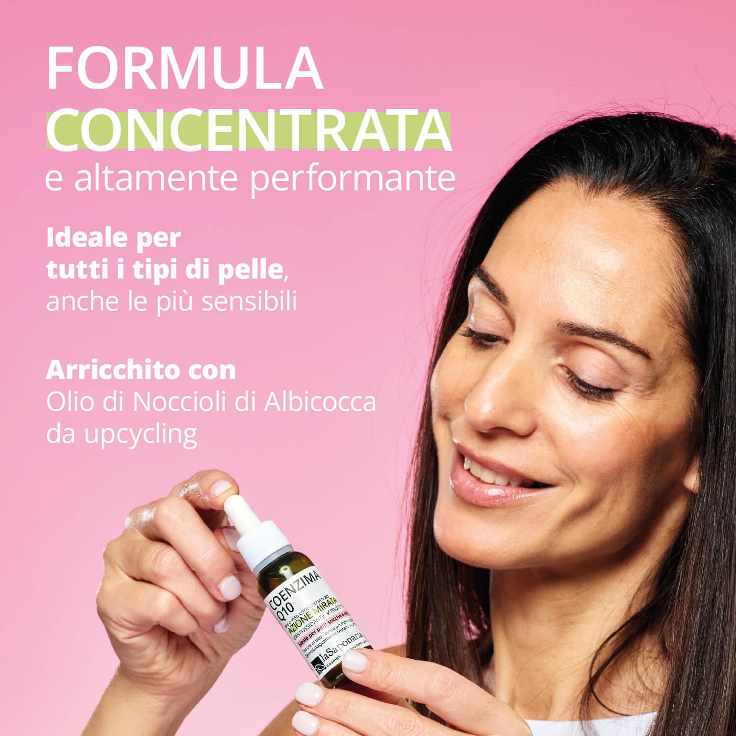 La Saponaria Siero Viso Coenzima Q10 30 ml antiossidante