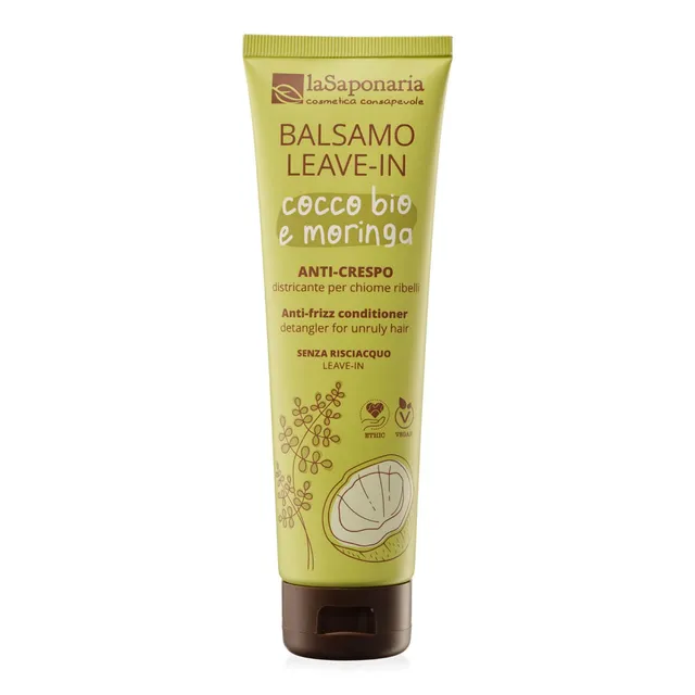 La Saponaria Balsamo Leave-in anti-crespo cocco moringa